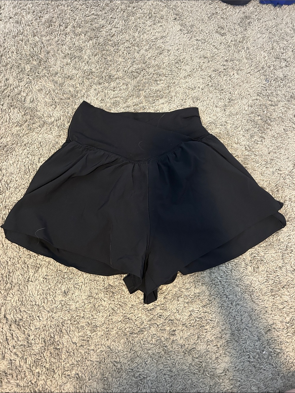 Aerie crossover waist athletic shorts